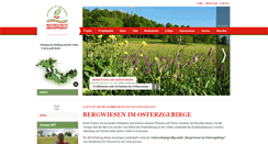 Desktop Screenshot of bergwiesen-osterzgebirge.de
